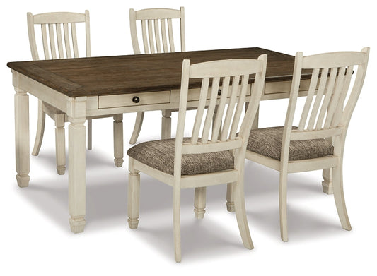 Bolanburg Dining Table and 4 Chairs Smyrna Furniture Outlet