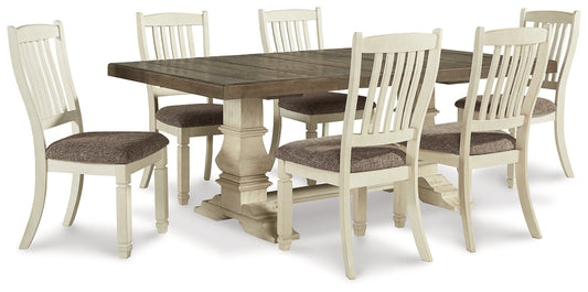 Bolanburg Dining Table and 6 Chairs Smyrna Furniture Outlet