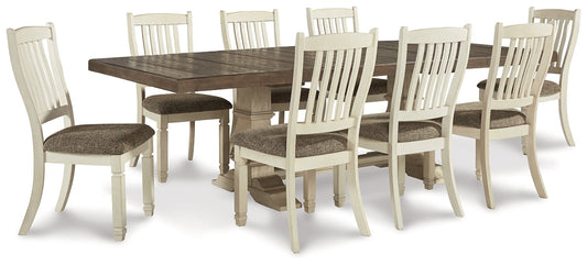 Bolanburg Dining Table and 8 Chairs Smyrna Furniture Outlet