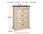 Bolanburg King Panel Bed with Mirrored Dresser and Chest Smyrna Furniture Outlet