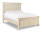 Bolanburg Queen Panel Bed with Mirrored Dresser and 2 Nightstands Smyrna Furniture Outlet