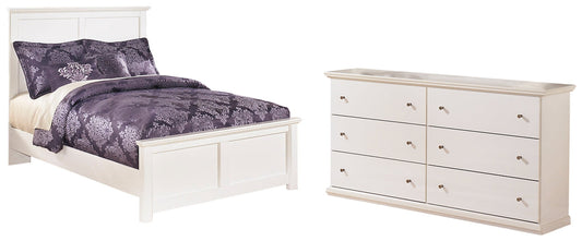 Bostwick Shoals Full Panel Bed with Dresser Smyrna Furniture Outlet