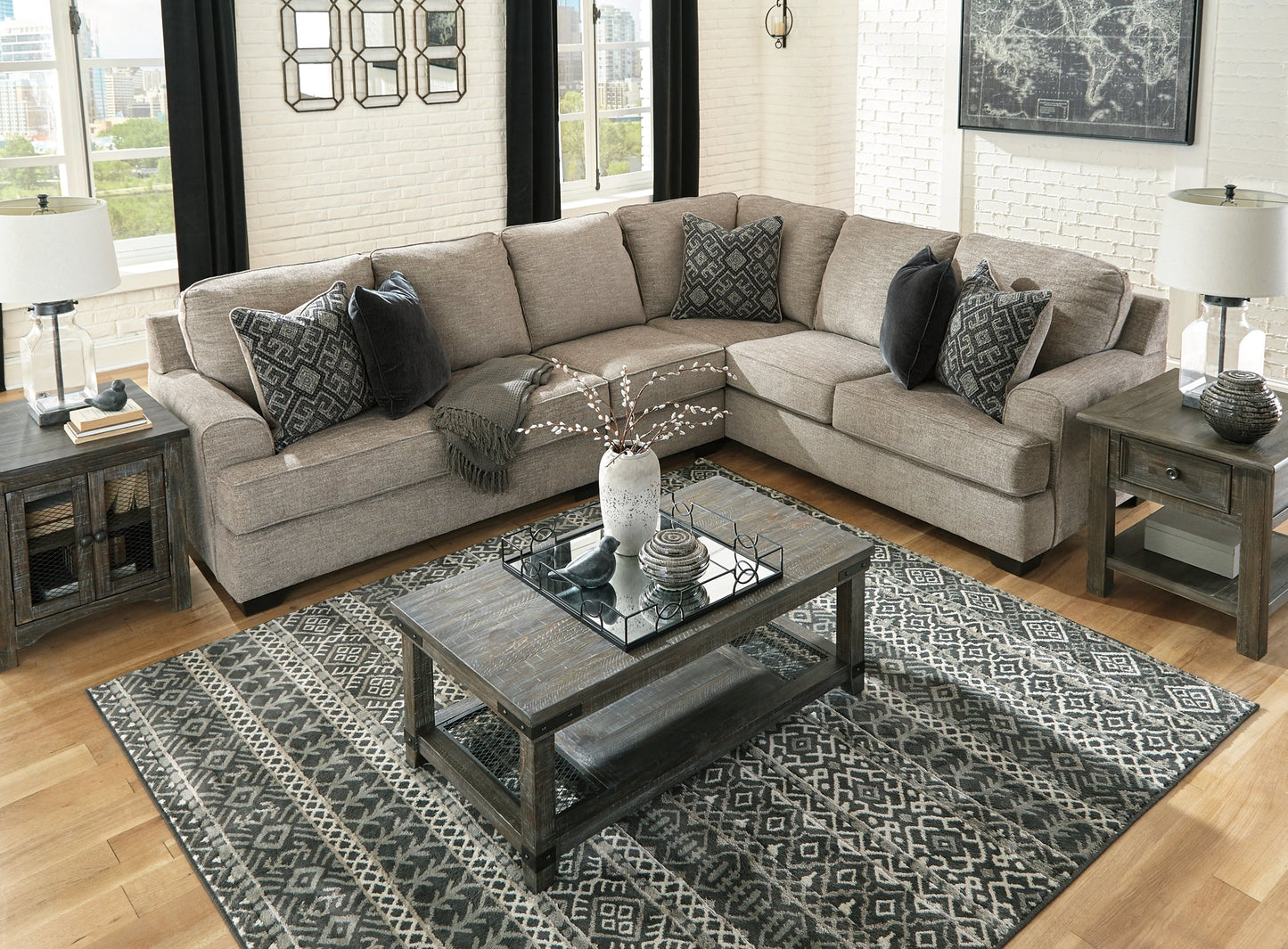 Bovarian 3-Piece Sectional Smyrna Furniture Outlet
