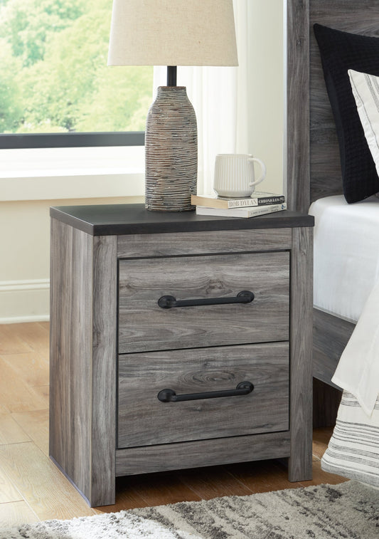 Bronyan Two Drawer Night Stand Smyrna Furniture Outlet