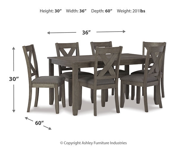 Caitbrook RECT DRM Table Set (7/CN) Smyrna Furniture Outlet