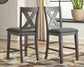 Caitbrook Upholstered Barstool (2/CN) Smyrna Furniture Outlet
