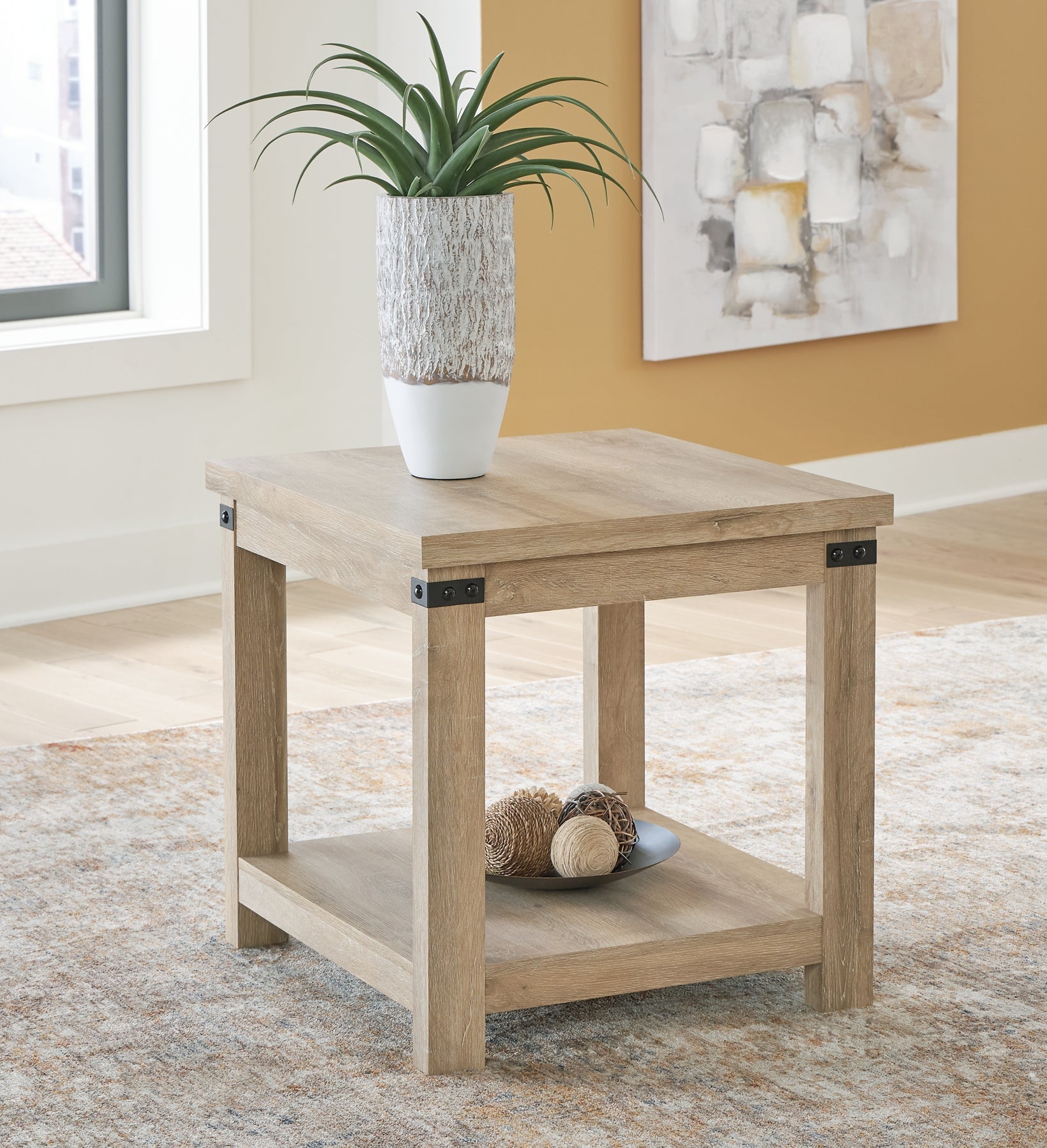 Calaboro Square End Table Smyrna Furniture Outlet