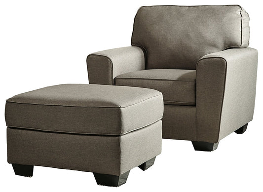Calicho Chair and Ottoman Smyrna Furniture Outlet