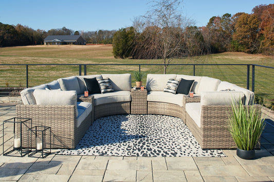 Calworth 9-Piece Outdoor Sectional Smyrna Furniture Outlet