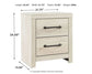 Cambeck Twin Panel Bed with Mirrored Dresser, Chest and Nightstand Smyrna Furniture Outlet