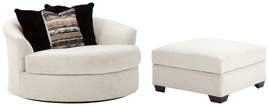 Cambri Chair and Ottoman Smyrna Furniture Outlet