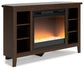 Camiburg Corner TV Stand with Electric Fireplace Smyrna Furniture Outlet