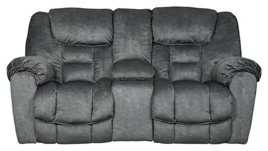 Capehorn DBL Rec Loveseat w/Console Smyrna Furniture Outlet