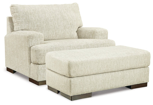 Caretti Chair and Ottoman Smyrna Furniture Outlet