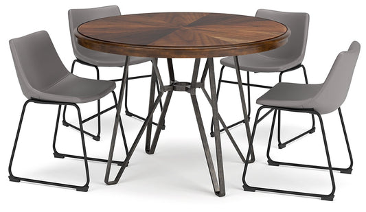 Centiar Dining Table and 4 Chairs Smyrna Furniture Outlet