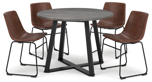 Centiar Dining Table and 4 Chairs Smyrna Furniture Outlet
