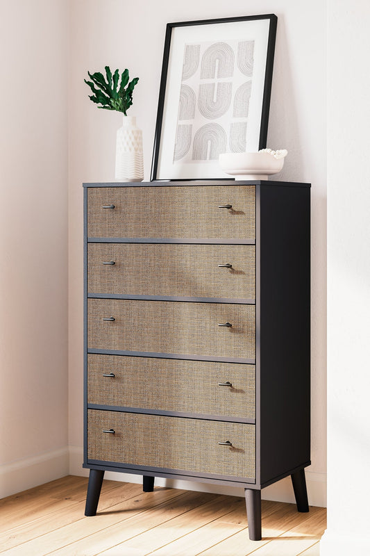 Charlang Five Drawer Chest Smyrna Furniture Outlet