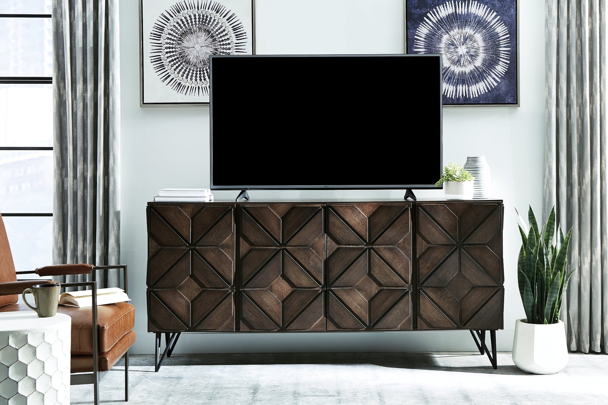 Chasinfield Extra Large TV Stand Smyrna Furniture Outlet