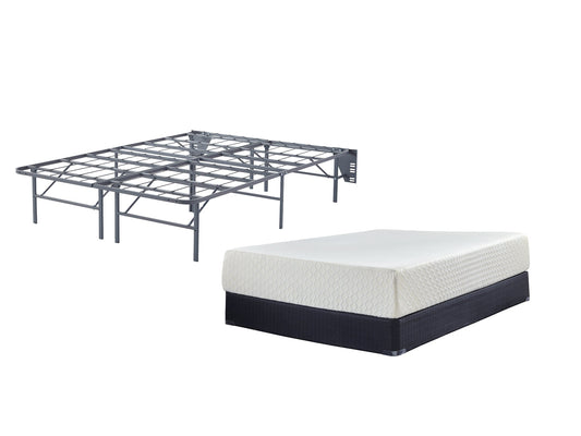 Chime 12 Inch Memory Foam Mattress with Foundation Smyrna Furniture Outlet