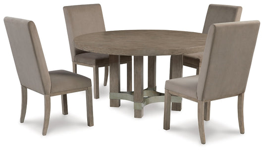 Chrestner Dining Table and 4 Chairs Smyrna Furniture Outlet