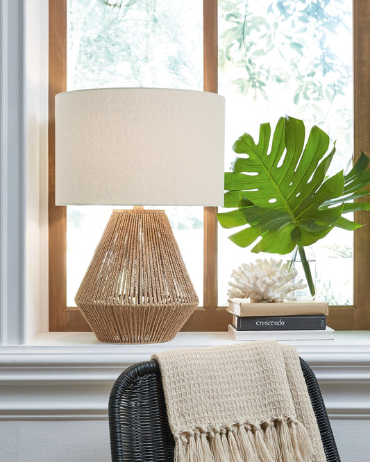 Clayman Paper Table Lamp (1/CN) Smyrna Furniture Outlet