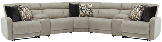 Colleyville 7-Piece Power Reclining Sectional Smyrna Furniture Outlet