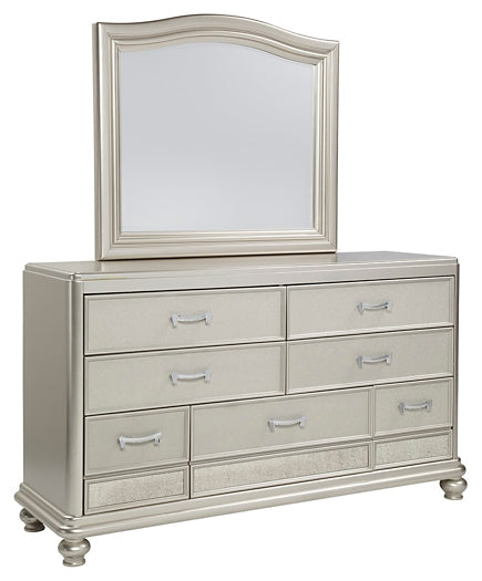 Coralayne Dresser and Mirror Smyrna Furniture Outlet