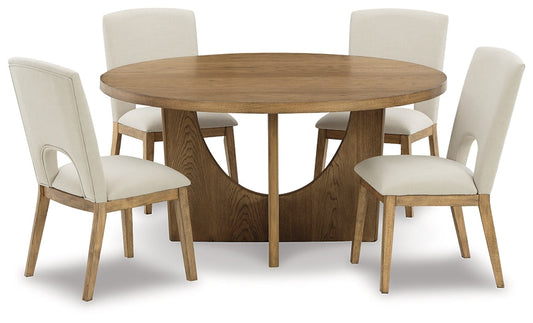 Dakmore Dining Table and 4 Chairs Smyrna Furniture Outlet