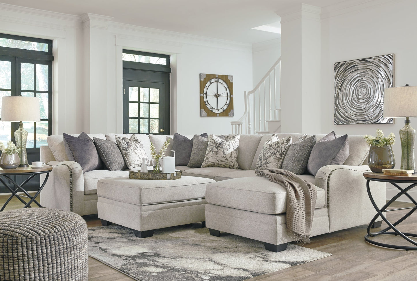 Dellara 4-Piece Sectional with Chaise Smyrna Furniture Outlet