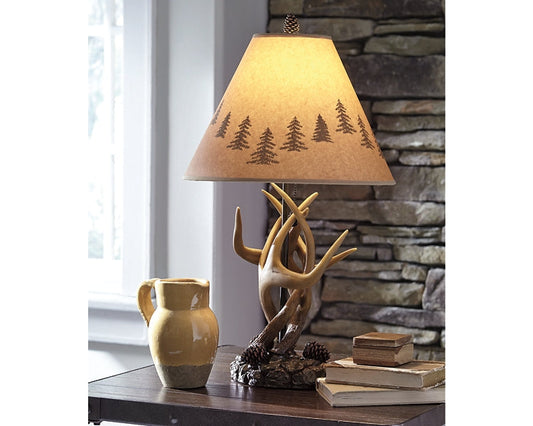 Derek Poly Table Lamp (2/CN) Smyrna Furniture Outlet