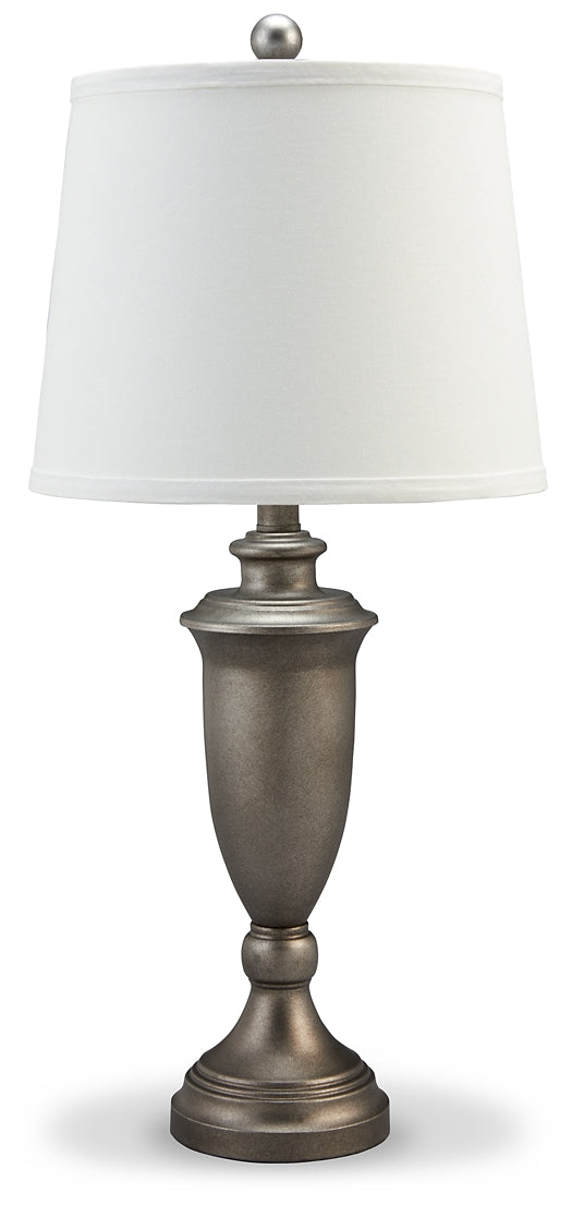 Doraley Metal Table Lamp (2/CN) Smyrna Furniture Outlet