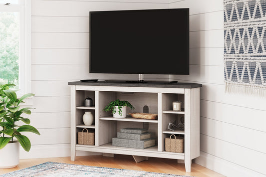 Dorrinson Corner TV Stand/Fireplace OPT Smyrna Furniture Outlet