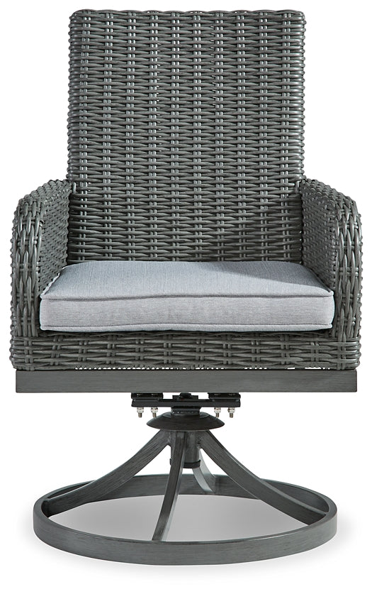 Elite Park Swivel Chair w/Cushion (2/CN) Smyrna Furniture Outlet
