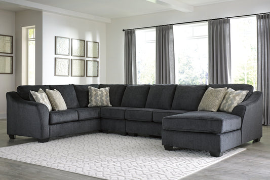 Eltmann 4-Piece Sectional with Chaise Smyrna Furniture Outlet