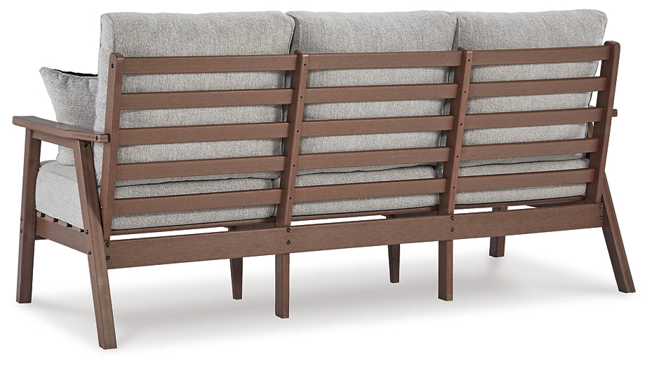 Emmeline Outdoor Sofa with Coffee Table Smyrna Furniture Outlet