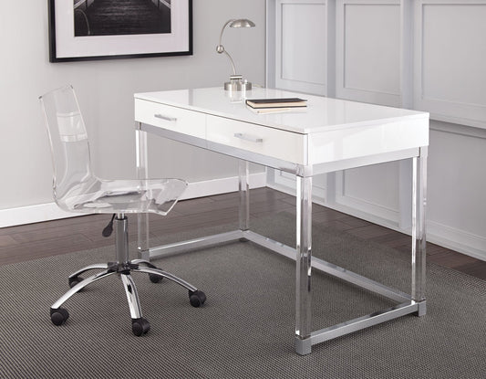 Everett Desk, White Smyrna Furniture Outlet