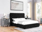 FLORY BED BLACK Smyrna Furniture Outlet