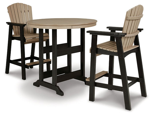 Fairen Trail Outdoor Bar Table and 2 Barstools Smyrna Furniture Outlet