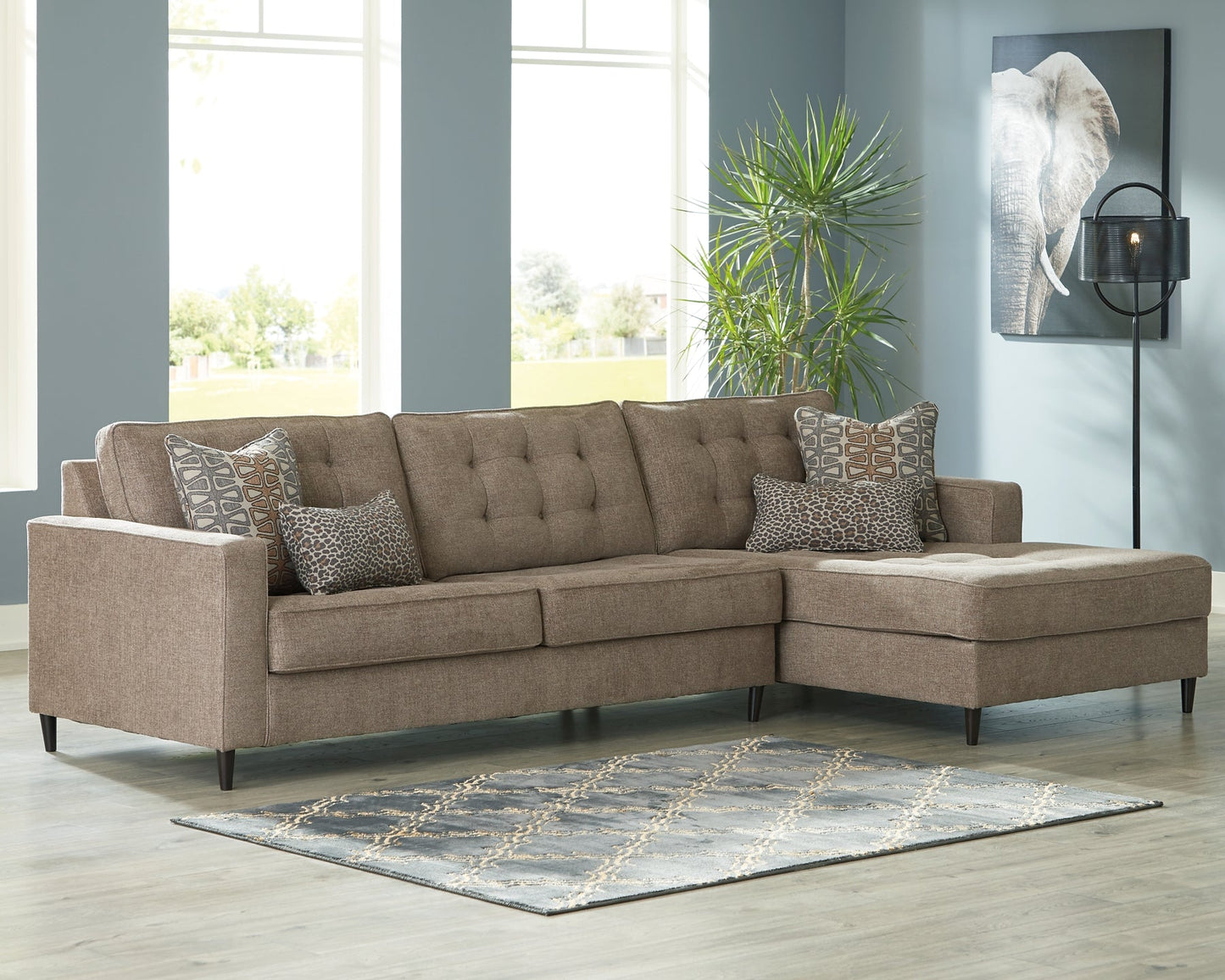 Flintshire 2-Piece Sectional with Chaise Smyrna Furniture Outlet