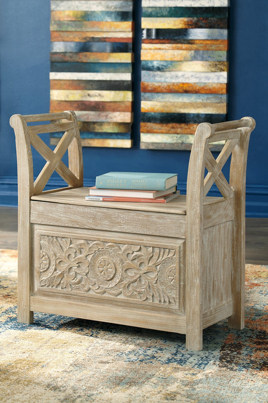 Fossil Ridge Accent Bench Smyrna Furniture Outlet