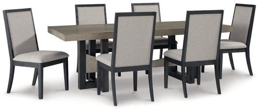 Foyland Dining Table and 6 Chairs Smyrna Furniture Outlet