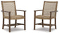 Germalia Arm Chair (2/CN) Smyrna Furniture Outlet