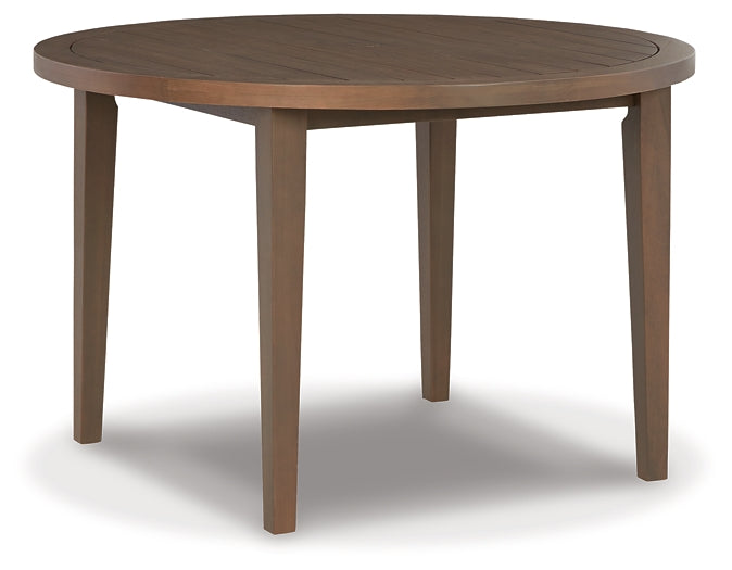Germalia Round Dining Table w/UMB OPT Smyrna Furniture Outlet
