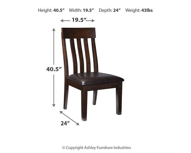 Haddigan Dining UPH Side Chair (2/CN) Smyrna Furniture Outlet