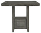 Hallanden RECT DRM Counter EXT Table Smyrna Furniture Outlet