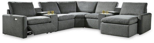 Hartsdale 7-Piece Power Reclining Sectional Smyrna Furniture Outlet