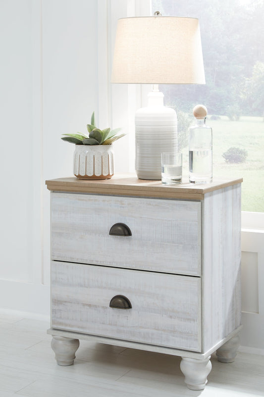 Haven Bay Two Drawer Night Stand Smyrna Furniture Outlet