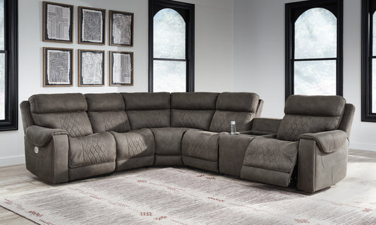 Hoopster 6-Piece Power Reclining Sectional Smyrna Furniture Outlet
