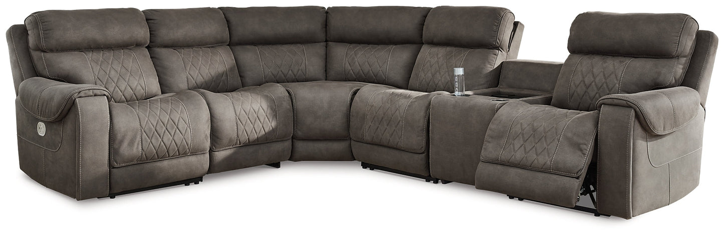 Hoopster 6-Piece Power Reclining Sectional Smyrna Furniture Outlet