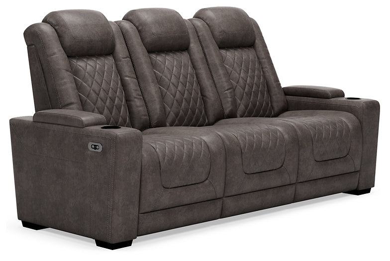 HyllMont PWR REC Sofa with ADJ Headrest Smyrna Furniture Outlet